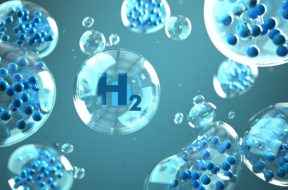 H2,Molecule,In,The,Bubbles,In,The,Liquid.,3d,Illustration.
